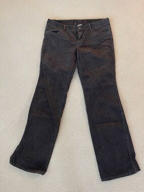 J. Crew Dark Brown Straight-Leg corduroy